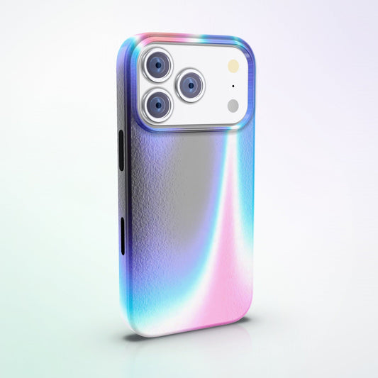 Lucent MagSafe Tough Phone Case by MYNTELO, angled back view on an iPhone