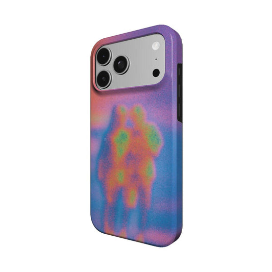 Angled view of the Fervor case showing the thermal embrace wrapping the side