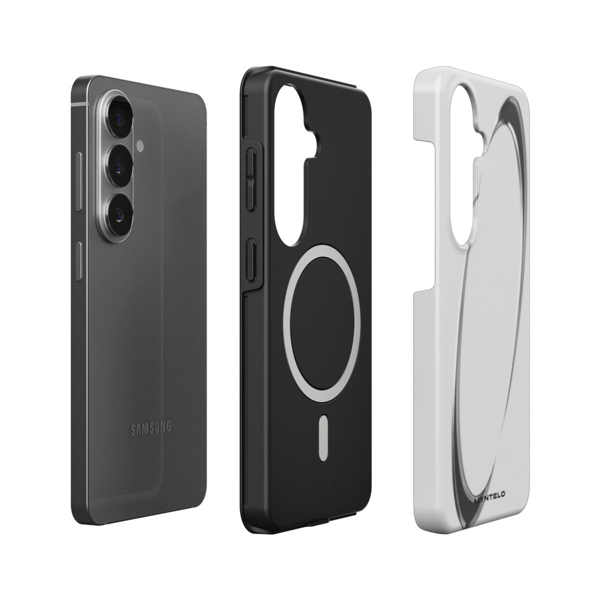 Aeon Magnetic Tough Case for Samsung Galaxy by MYNTELO, layers: phone, black TPU liner with magnetic ring, printed shell