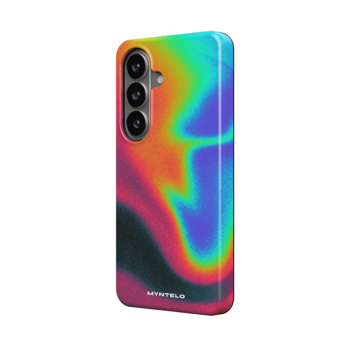 Thermia Magnetic Tough Case for Samsung Galaxy by MYNTELO, angled side view
