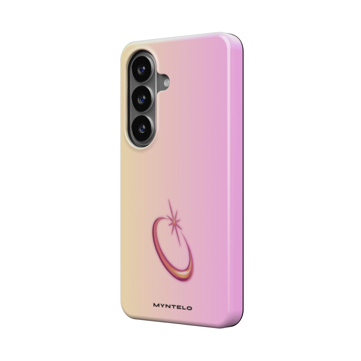 Halo Magnetic Tough Case for Samsung Galaxy by MYNTELO, angled side view