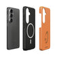 Astra Magnetic Tough Case for Samsung Galaxy by MYNTELO, layers: phone, black TPU liner with magnetic ring, printed shell