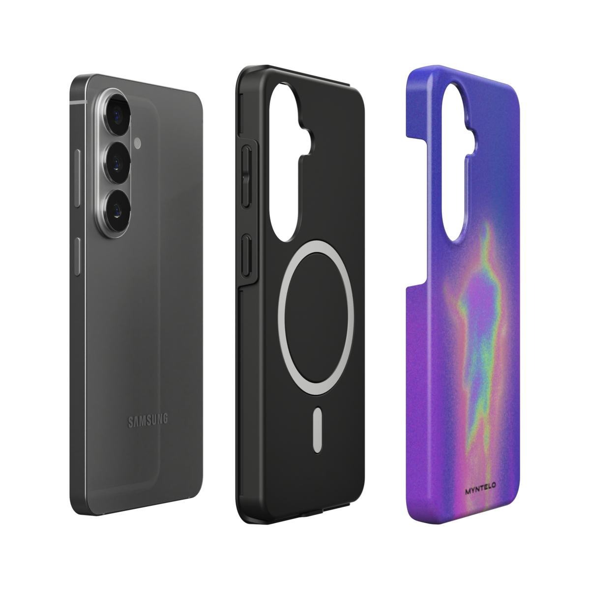 Spiritus Magnetic Tough Case for Samsung Galaxy by MYNTELO, layers: phone, black TPU liner with magnetic ring, printed shell