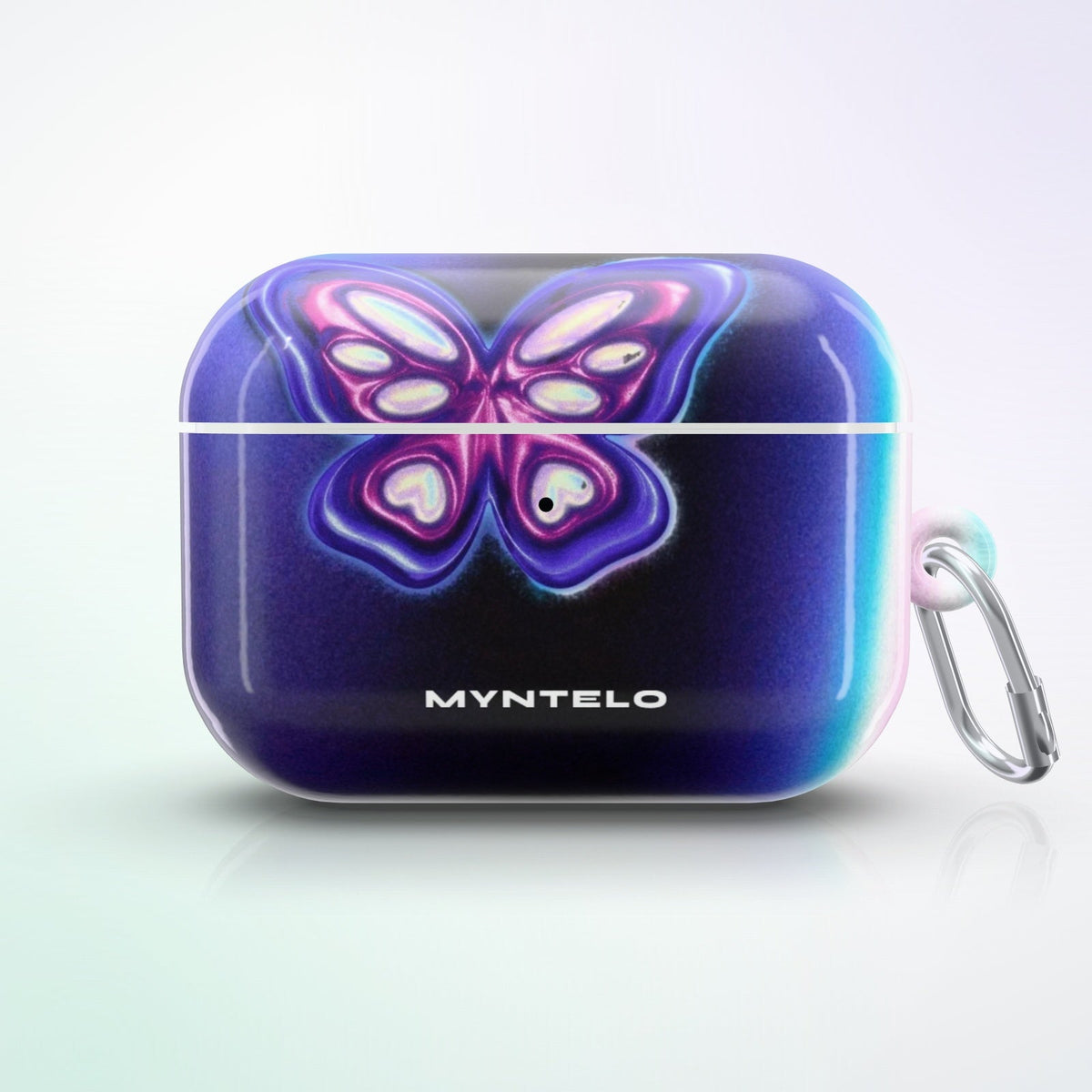 Monarch AirPods Case by MYNTELO, front view
