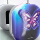 Monarch AirPods Max Case by MYNTELO, close-up of the shell edge