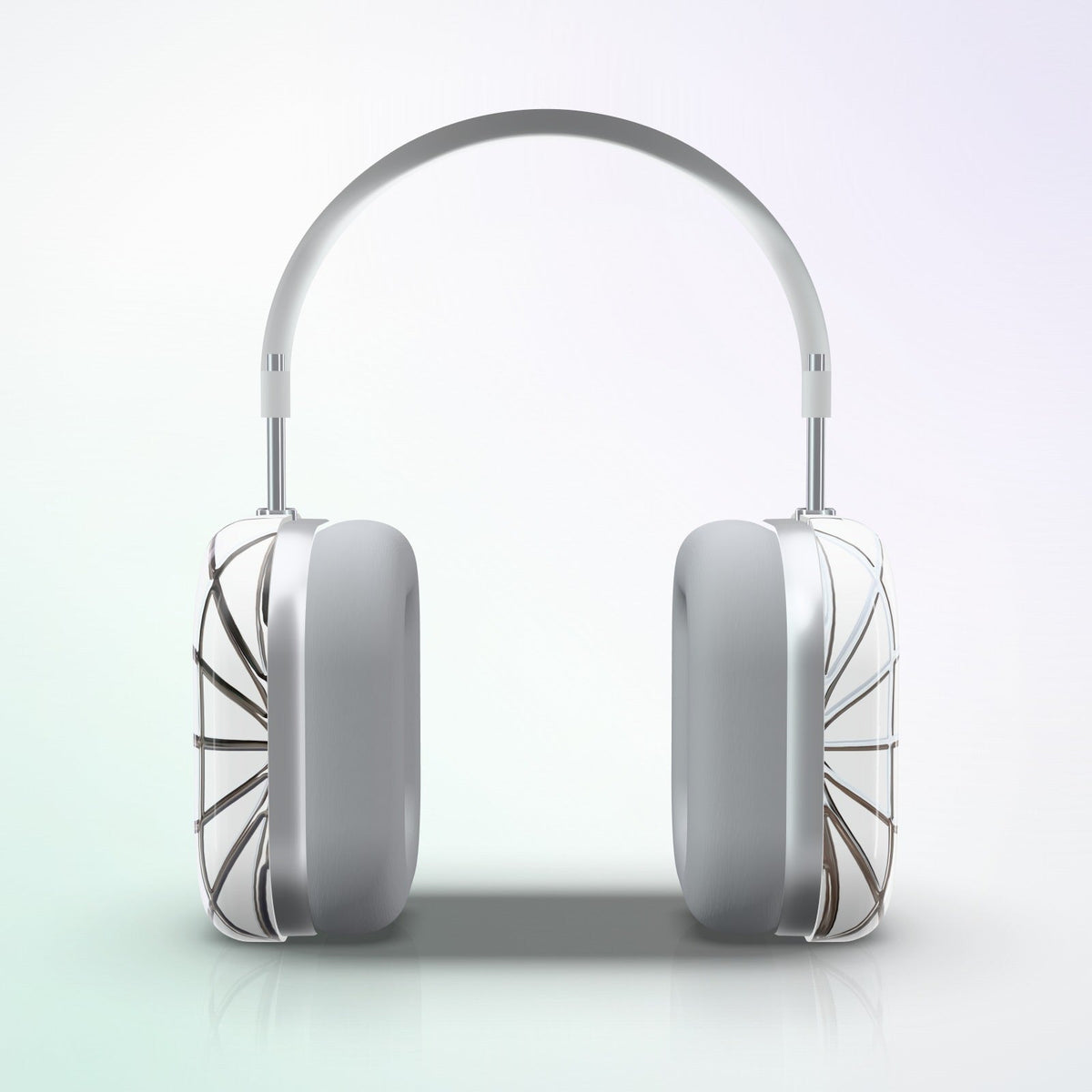 Reticulum AirPods Max Case by MYNTELO, front view