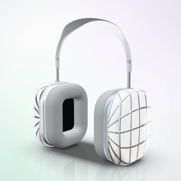Reticulum AirPods Max Case by MYNTELO, three-quarter view