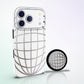 Reticulum Magnetic Grip by MYNTELO, beside the matching phone case