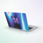 Monarch MacBook Case by MYNTELO, three-quarter view with the lid open