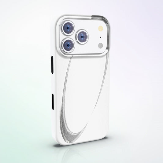 Aeon MagSafe Tough Phone Case by MYNTELO, angled back view on an iPhone