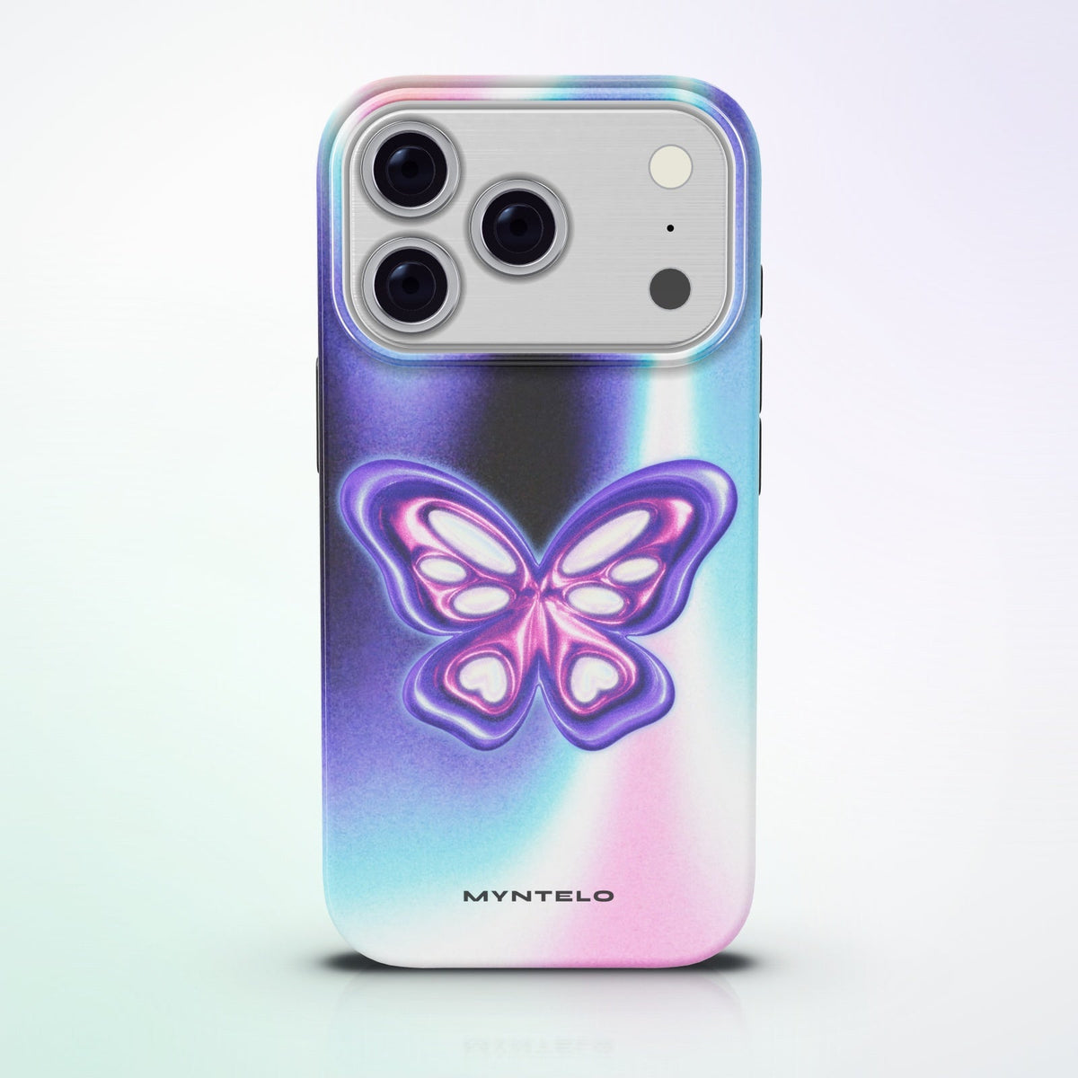 Monarch MagSafe Tough Phone Case by MYNTELO, straight-on back view