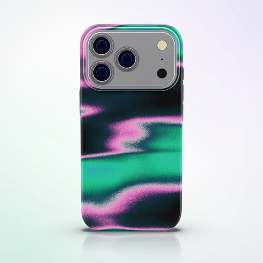 Mirage MagSafe Tough Phone Case by MYNTELO, straight-on back view