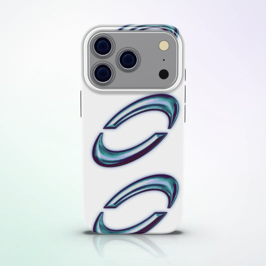 Orbis MagSafe Tough Phone Case by MYNTELO, straight-on back view
