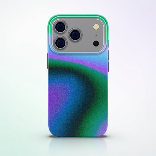 Viridian MagSafe Tough Phone Case by MYNTELO, straight-on back view