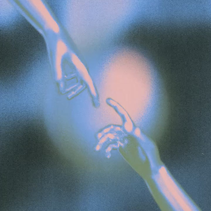 Cool reaching hands aura motion
